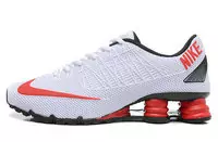 hombre nike turbo shox free run 2 red logo